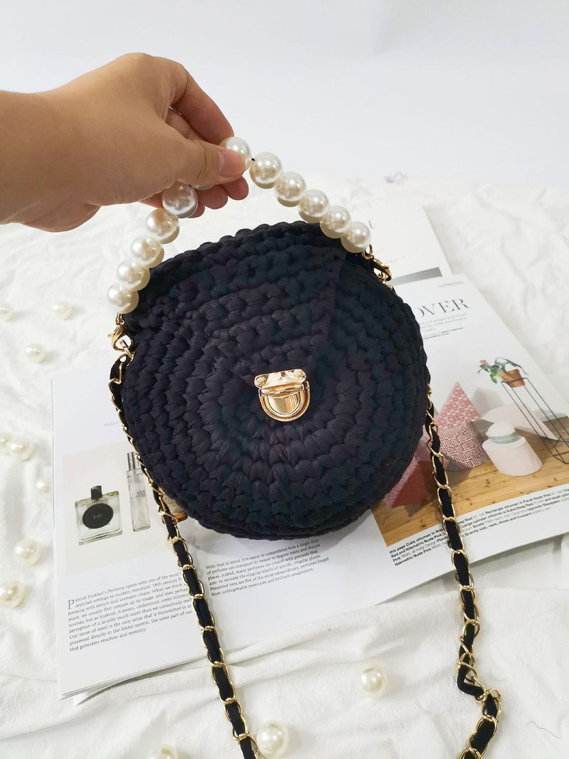 DIY Wool Diagonal Bag Knitting Handmade Material Bag