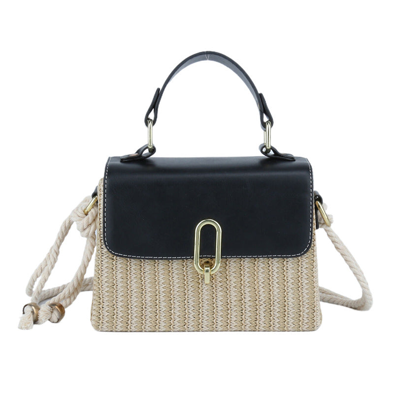 Handbag Western Style One-shoulder Versatile Woven Bag
