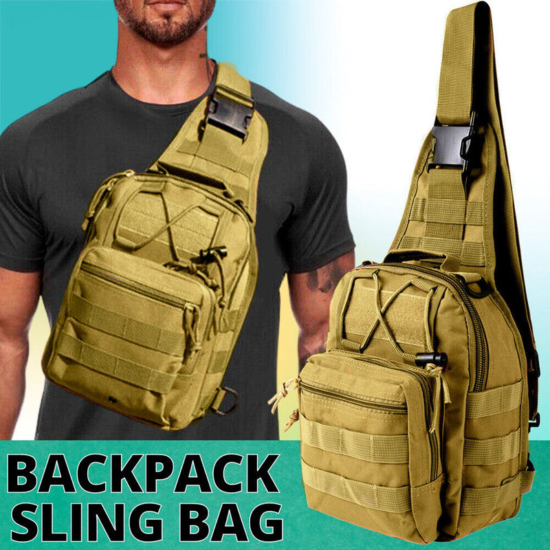 Tactical Chest Bag Backpack Military Sling Shoulder Fanny Pack Cross Body Pouch